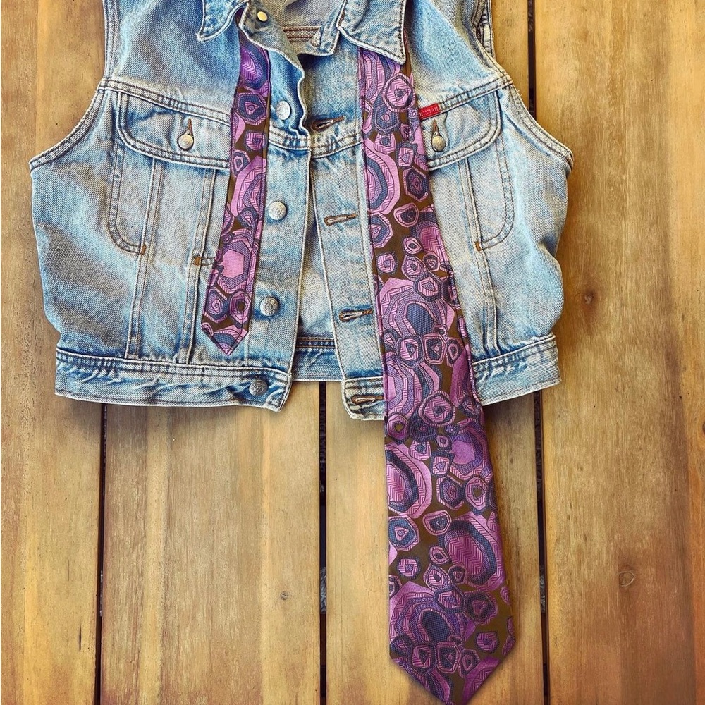 All Vintage reworked one of a kind vest